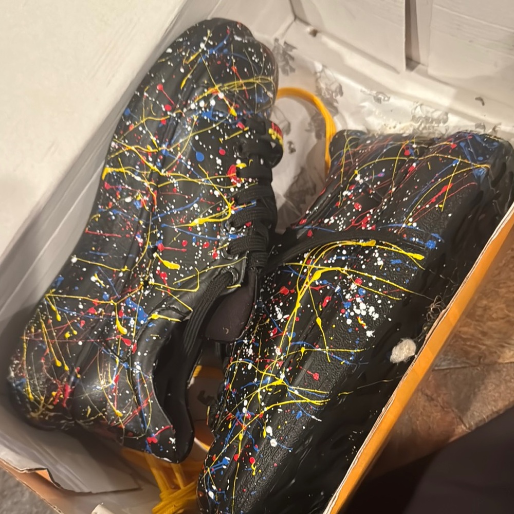 Colorful Splatter Women's Sneakers